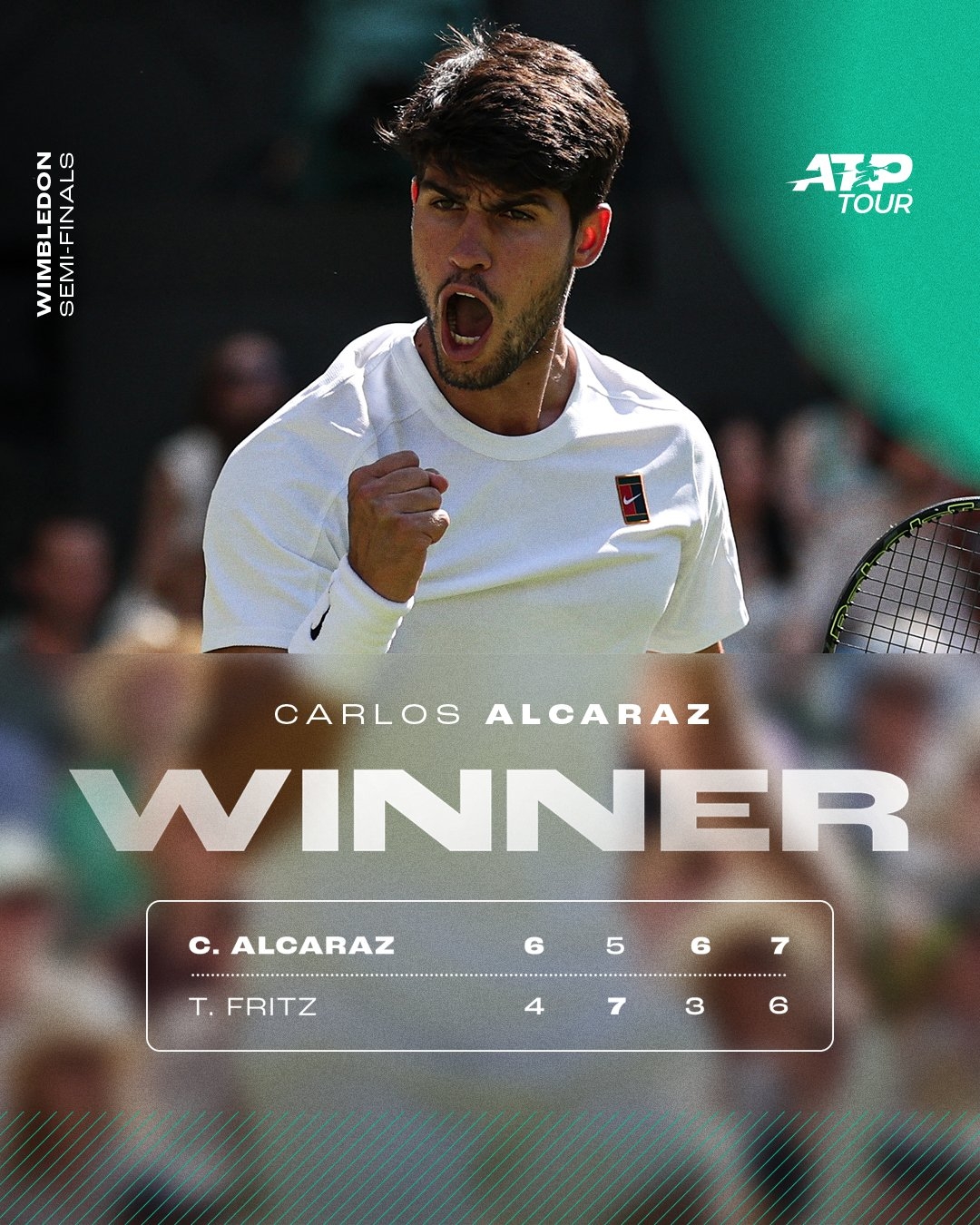 关于温网逆转蒙特卡洛大师赛，阿尔卡拉斯统治全场的信息