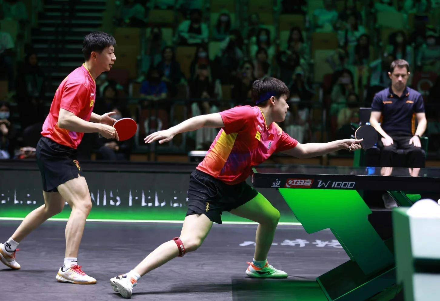 关于德国乒乓球队力克奥地利乒乓球队，马龙关键制胜的信息